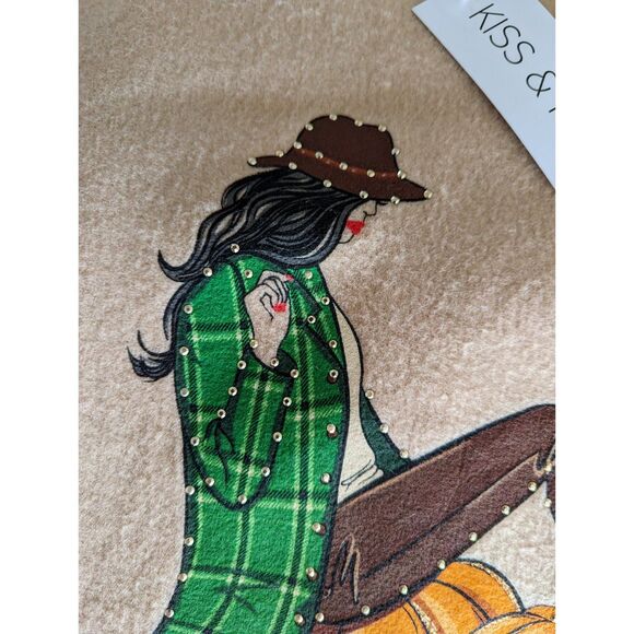 NWT   Kiss & Fly soft fleece pullover 3/4 sleeve top   SZ 1X - Picture 7 of 14